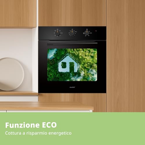 Thumbnail 6 de COMFEE' CBO60M80M1-BK Forno Elettrico da Incasso Ventilato 60 L – 8 Funzioni, AirFry, Pulizia a Vapore