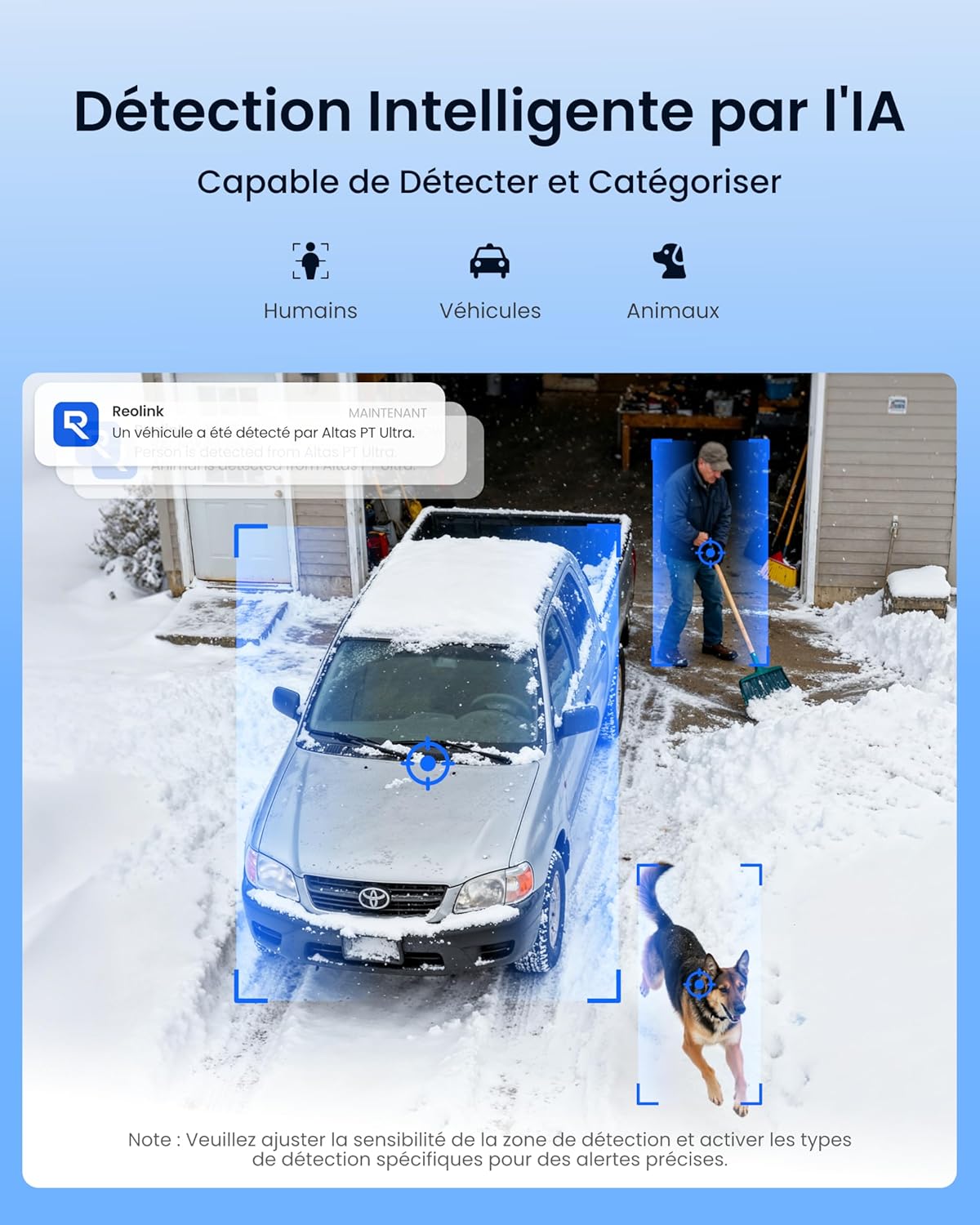 Thumbnail 5 de Reolink 4K PT Camera Surveillance extérieure 4K, batterie haute capacité