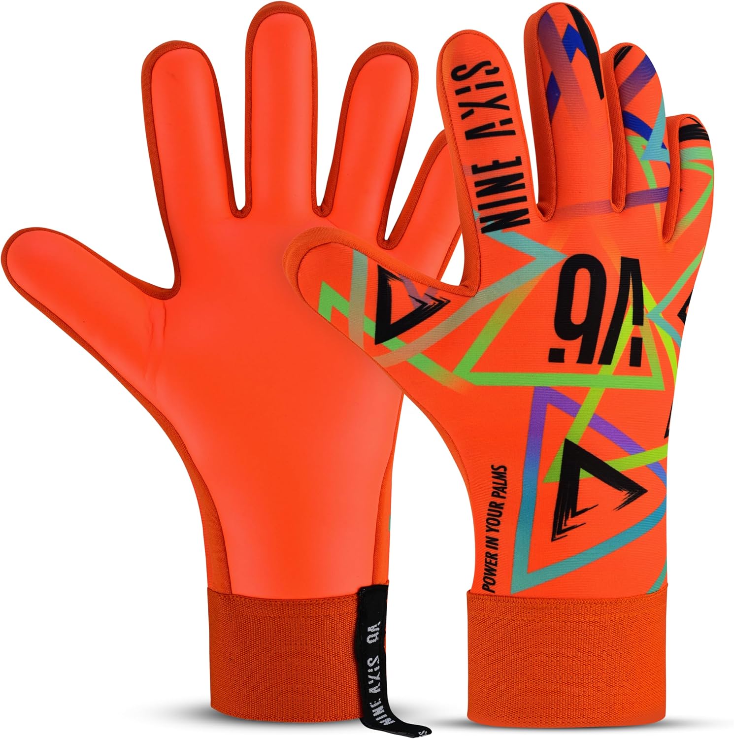 Detalle de NINE AXIS Youth Goalkeeper Gloves with Latex Palm