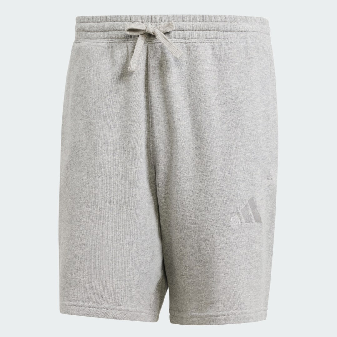 Thumbnail 3 de Pantalón corto ALL SZN French Terry de Adidas: gris cómodo para el día a día