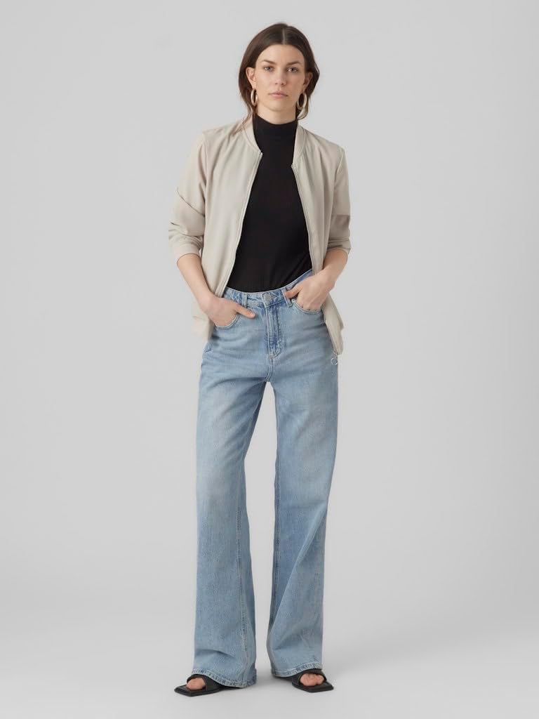 Thumbnail 2 de VERO MODA VMCОCO leichte Jacke mit Reißverschluss und Stretchanteil für Damen