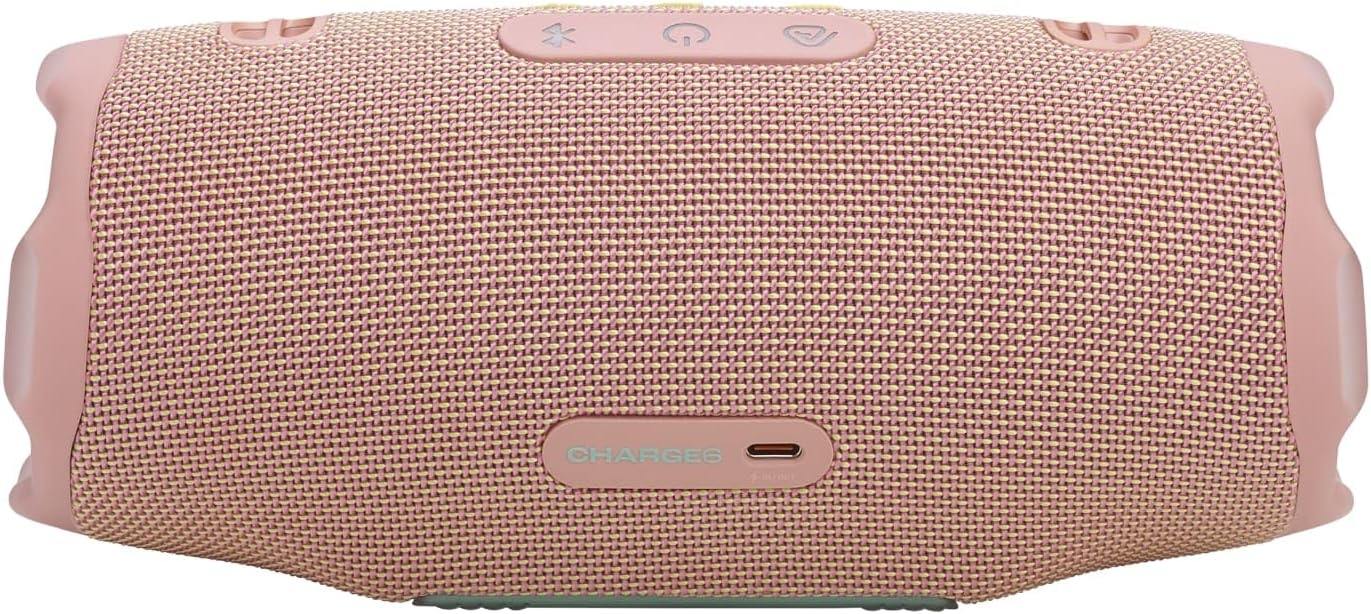 Detalle de JBL Charge 6 Wireless Portable Bluetooth Speaker (Pink)