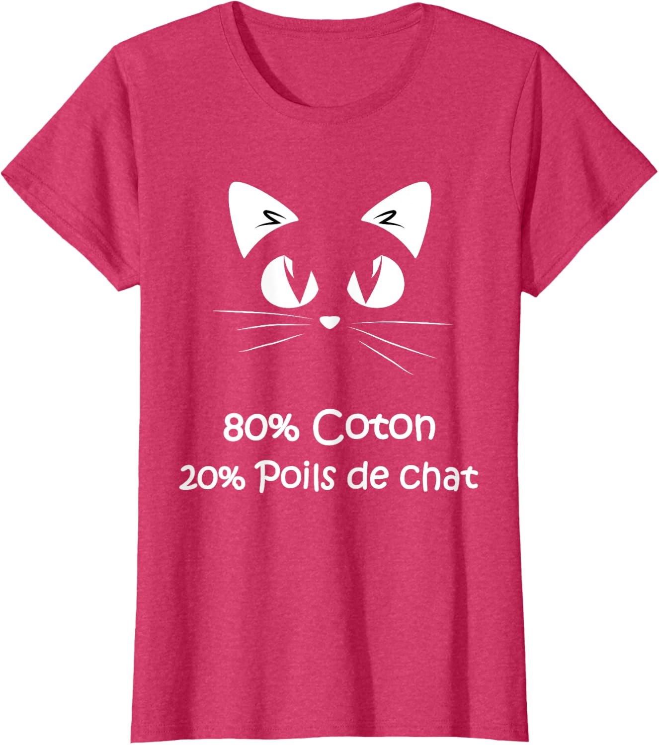 Thumbnail 6 de Poils de chat en coton – Pistes de chat – dictons de chat T-Shirt
