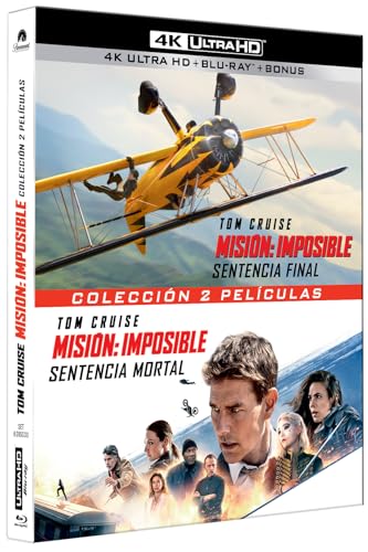 Detalle de Mision Imposible 7+8 (4K UHD + Blu-ray) Pack 2 películas: Sentencia Mortal + Sentencia Final – Divisa Films