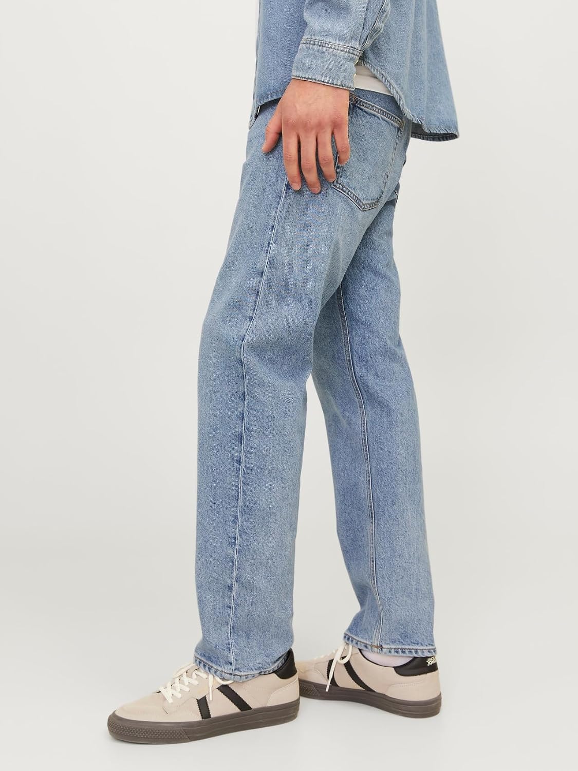 Detalle 2 de Jack & Jones Jean Coupe Décontractée JJICHRIS JJCLASSIC AM 479 Noos – Casual et Confort