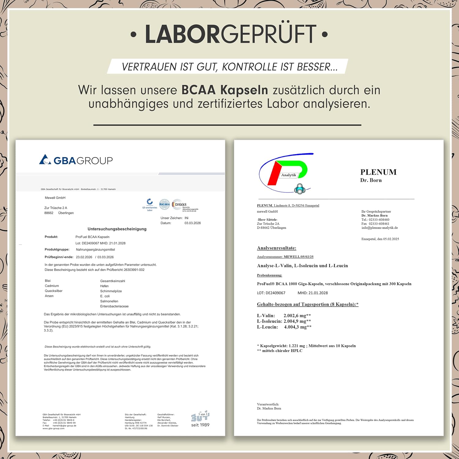 Detalle 1 de BCAA 1000 Giga Caps mit 8.000 mg BCAA
