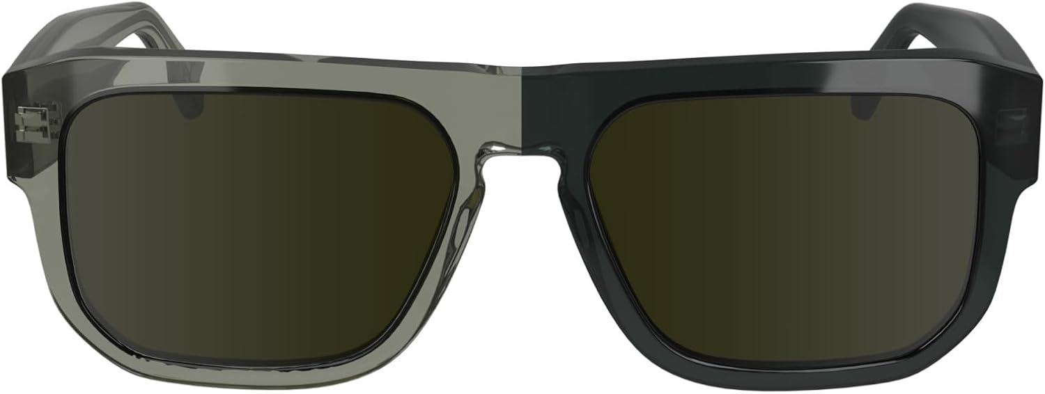 Detalle de Calvin Klein Herren CKJ24607S Sonnenbrille – Grey To Dark Grey
