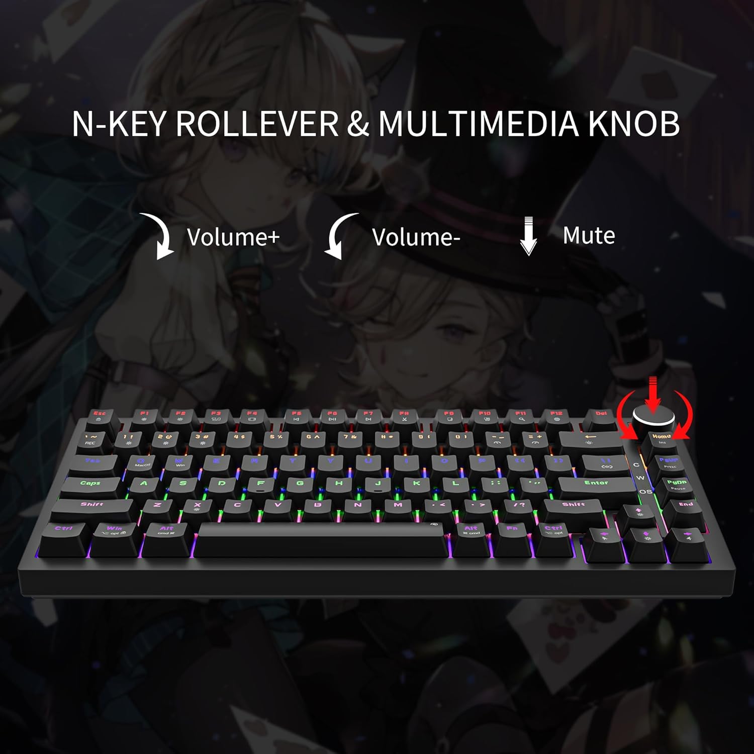 Thumbnail 2 de Newmen GM326 75% hot‑swappable mechanical keyboard ⌨