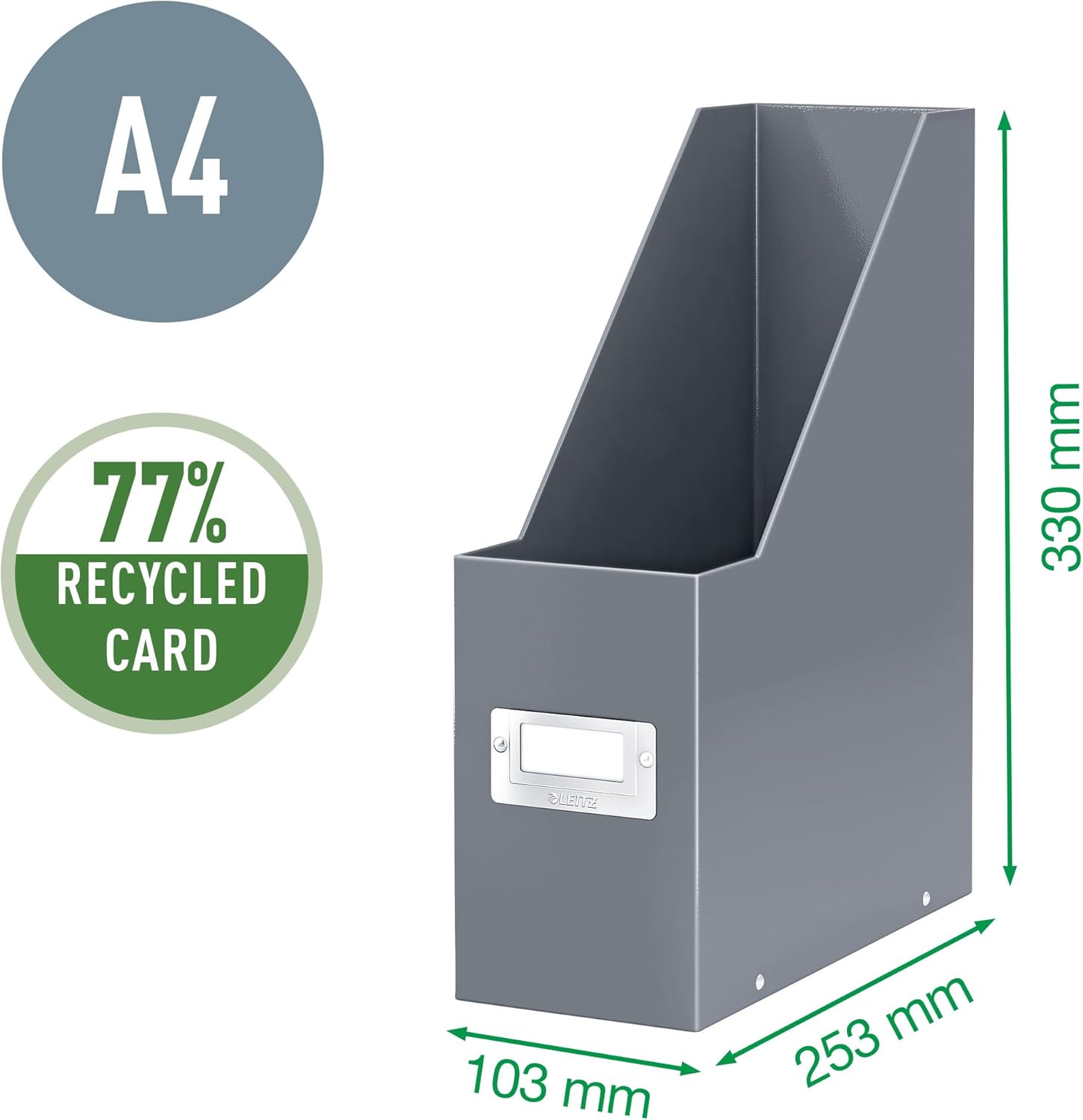 Detalle de Leitz Click Store Portariviste A4 60470001 in bianco metallizzato