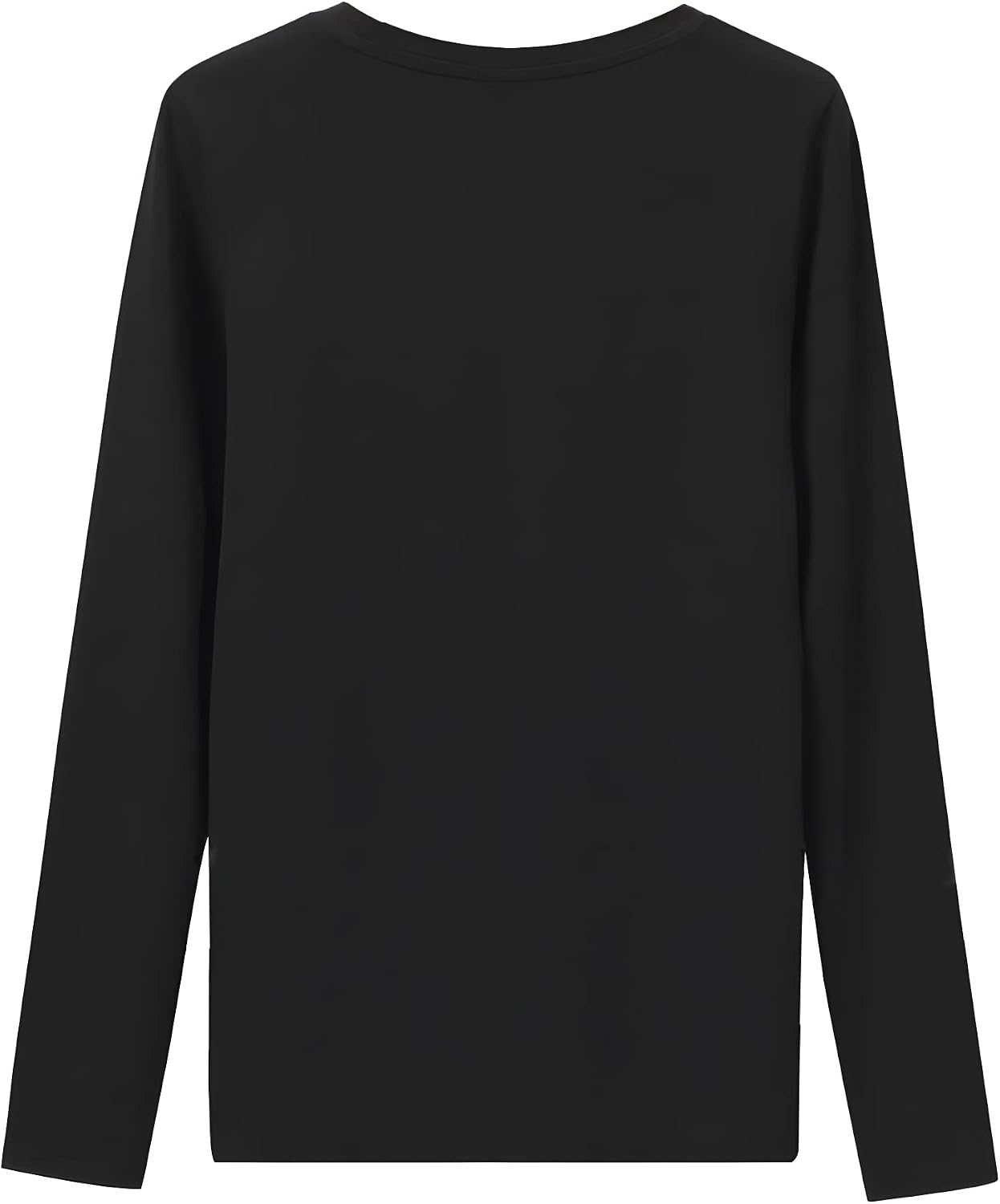 Detalle 2 de LiKing Maglietta donna a maniche lunghe con scollo tondo in cotone, 3 paia (3er pack) 6151