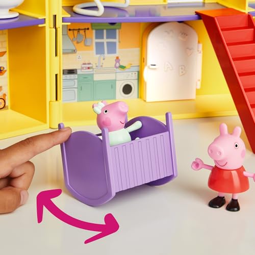 Thumbnail 7 de Hasbro Peppa Pig: Gran Casa Familiar de Peppa, Juguete de Muñecas con 2 pisos y 7 habitaciones