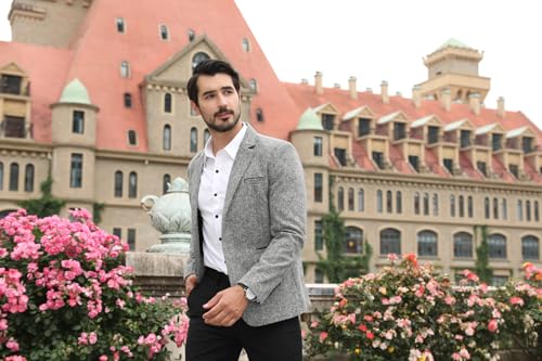 Thumbnail 1 de Allthemen Mens Casual Slim Fit 1‑Button Blazer