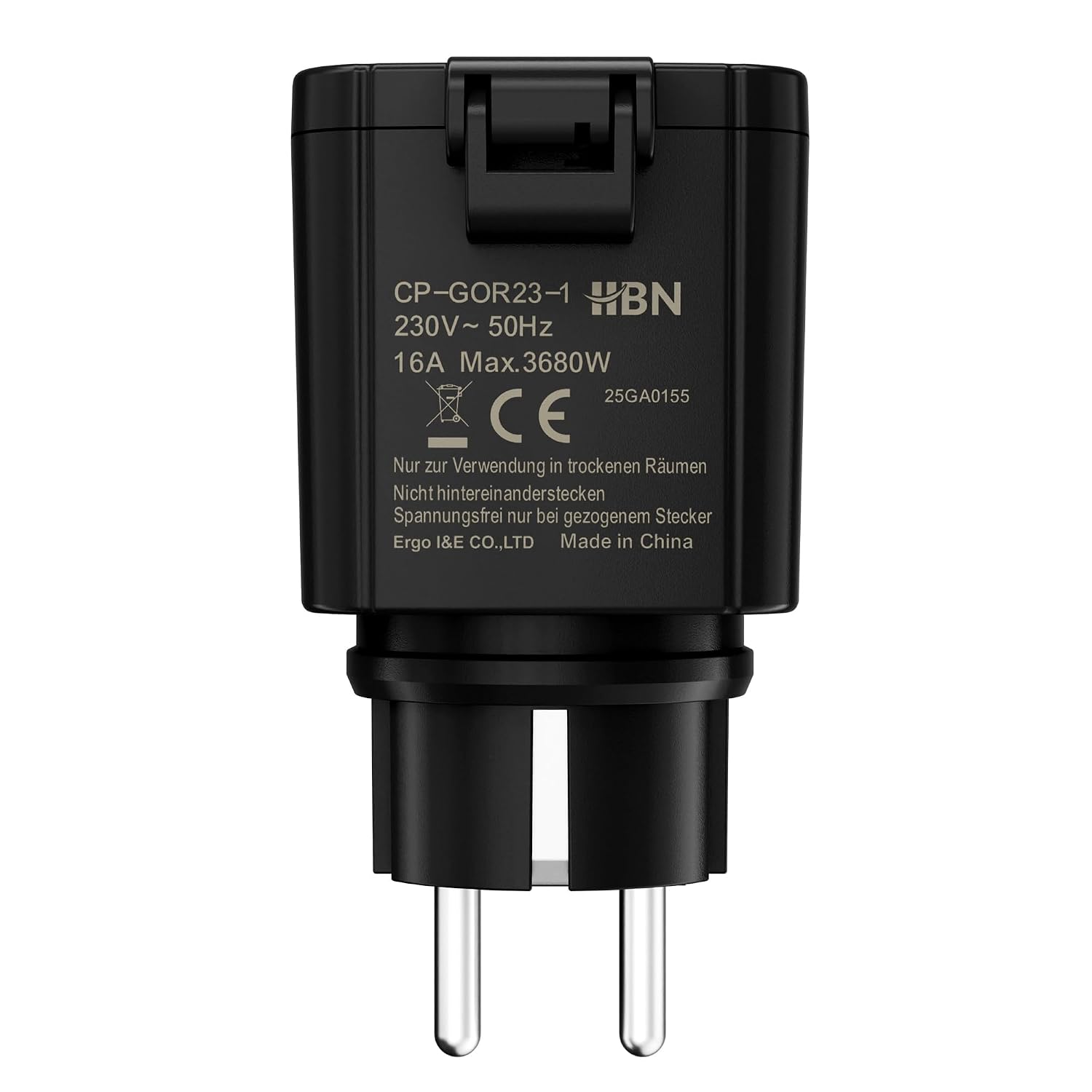 Thumbnail 5 de HBN Funksteckdosen-Set mit Fernbedienung für außen (IP44) – 2er Set, 3.680 W, schwarz