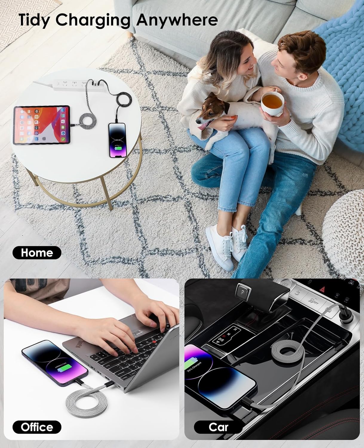 Thumbnail 5 de Magtame Cable Magnético USB C a Lightning Coiled, 1 m ⚡