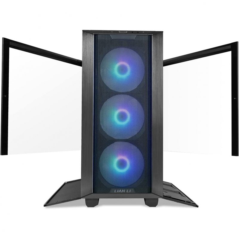 Thumbnail 2 de Lian-Li Lancool III RGB Cristal Templado USB 3.2 Negra — Chasis semitorre premium con 4 ventiladores 140 mm