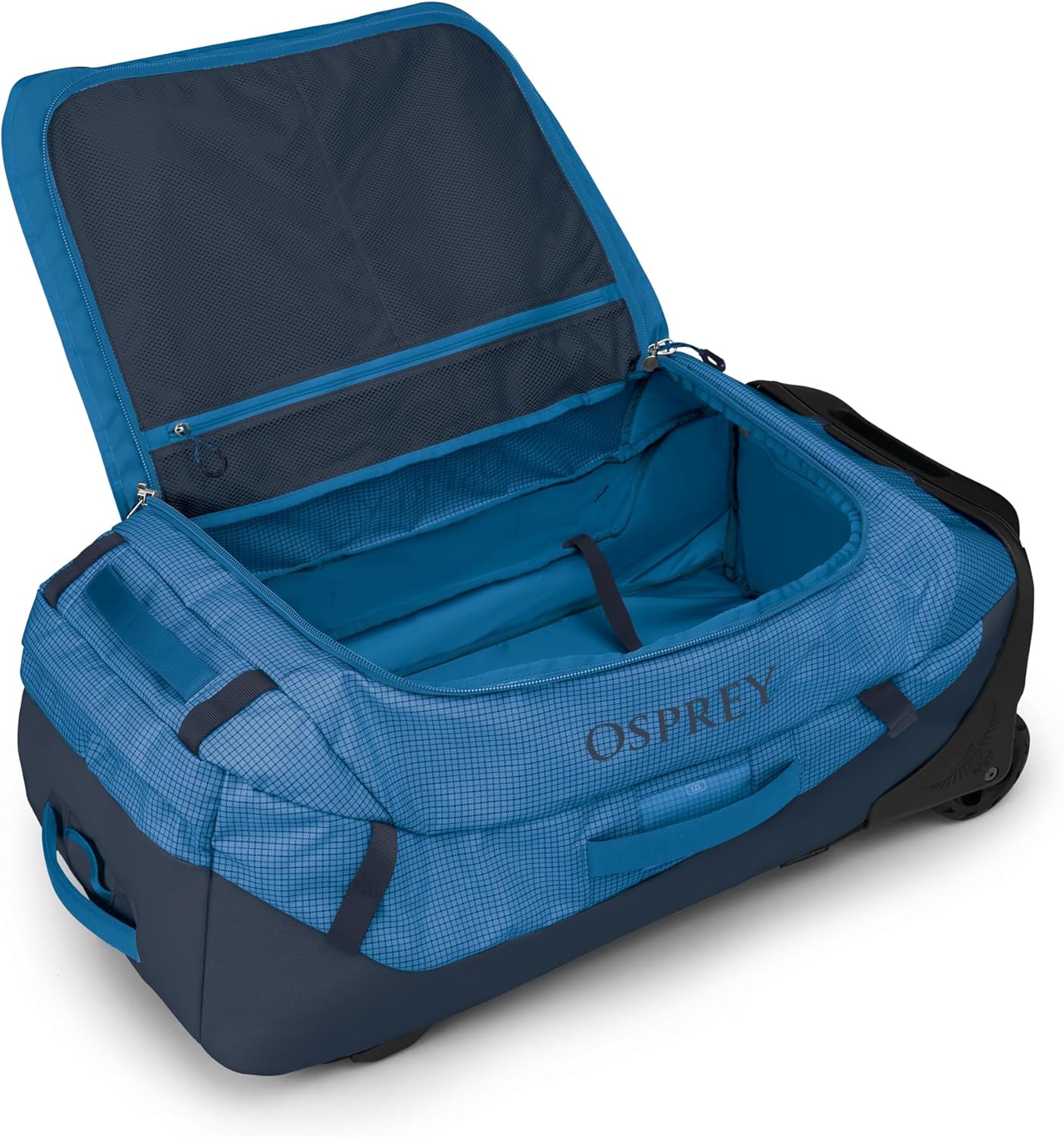 Thumbnail 5 de Osprey Transporter 90L Wheeled Travel Duffel Bag — Large, Lightweight, Blue Flame/Nocturnal Blue