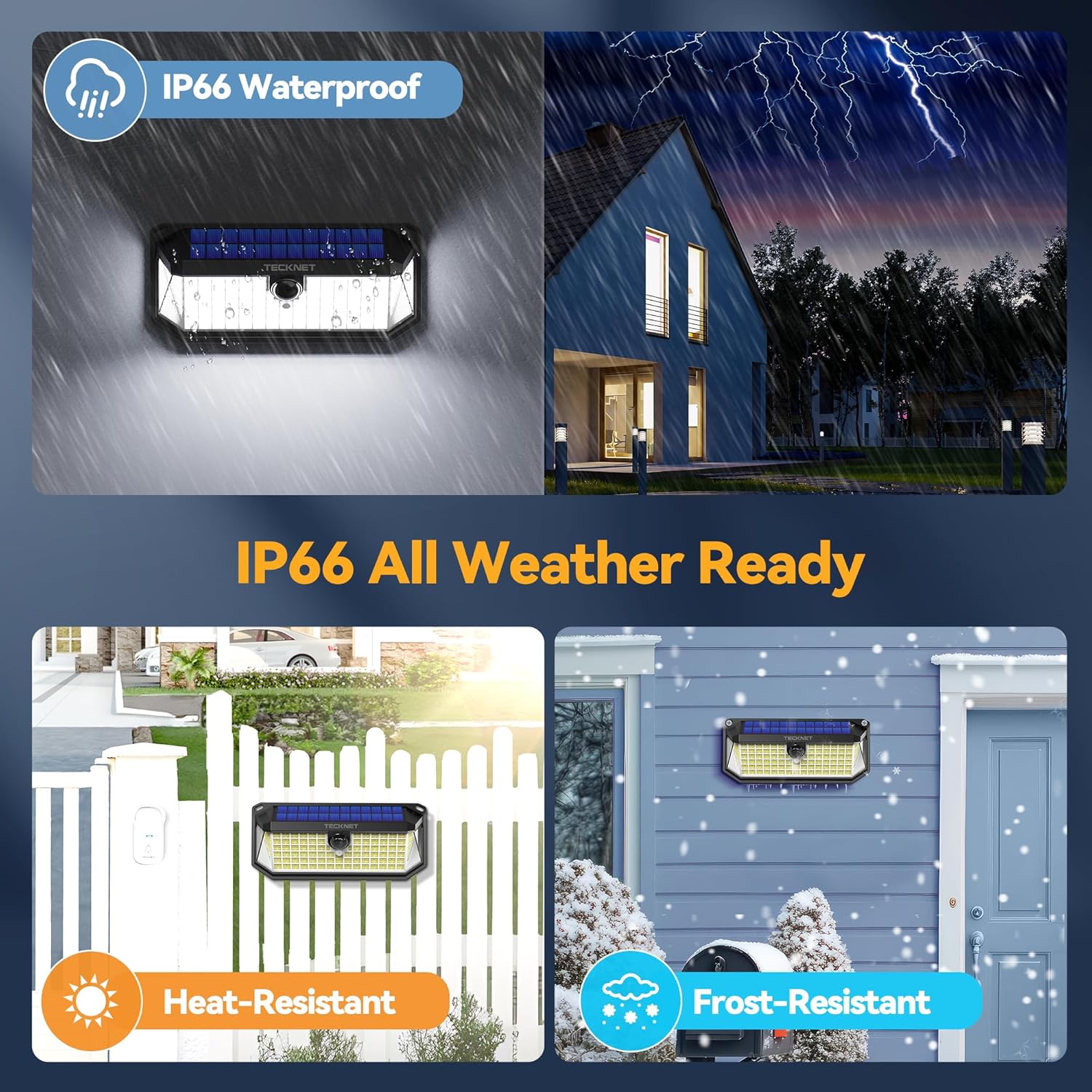 Thumbnail 3 de TECKNET 416 LED Solar Garden Light 4200 lm