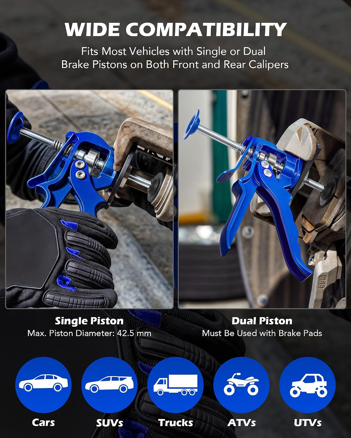 Detalle 1 de Orion Motor Tech OMT Speedy MPN1CACWBSC00-00 Brake Caliper Tool