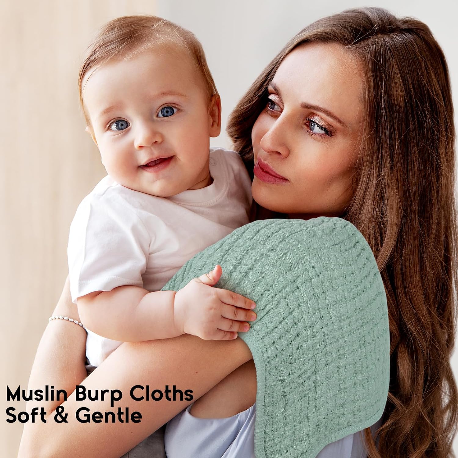 Thumbnail 1 de Unnivoll Muslin burp cloths 50 x 25cm