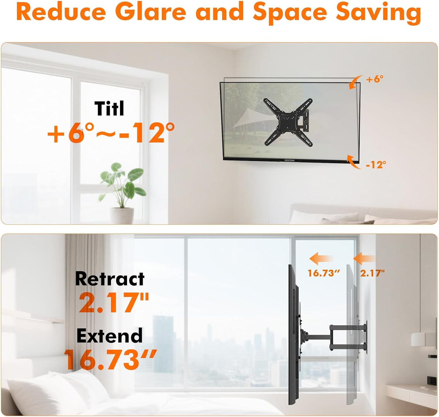 Thumbnail 2 de GRIFEMA GB1010 TV Wandhalterung 26–65 Zoll