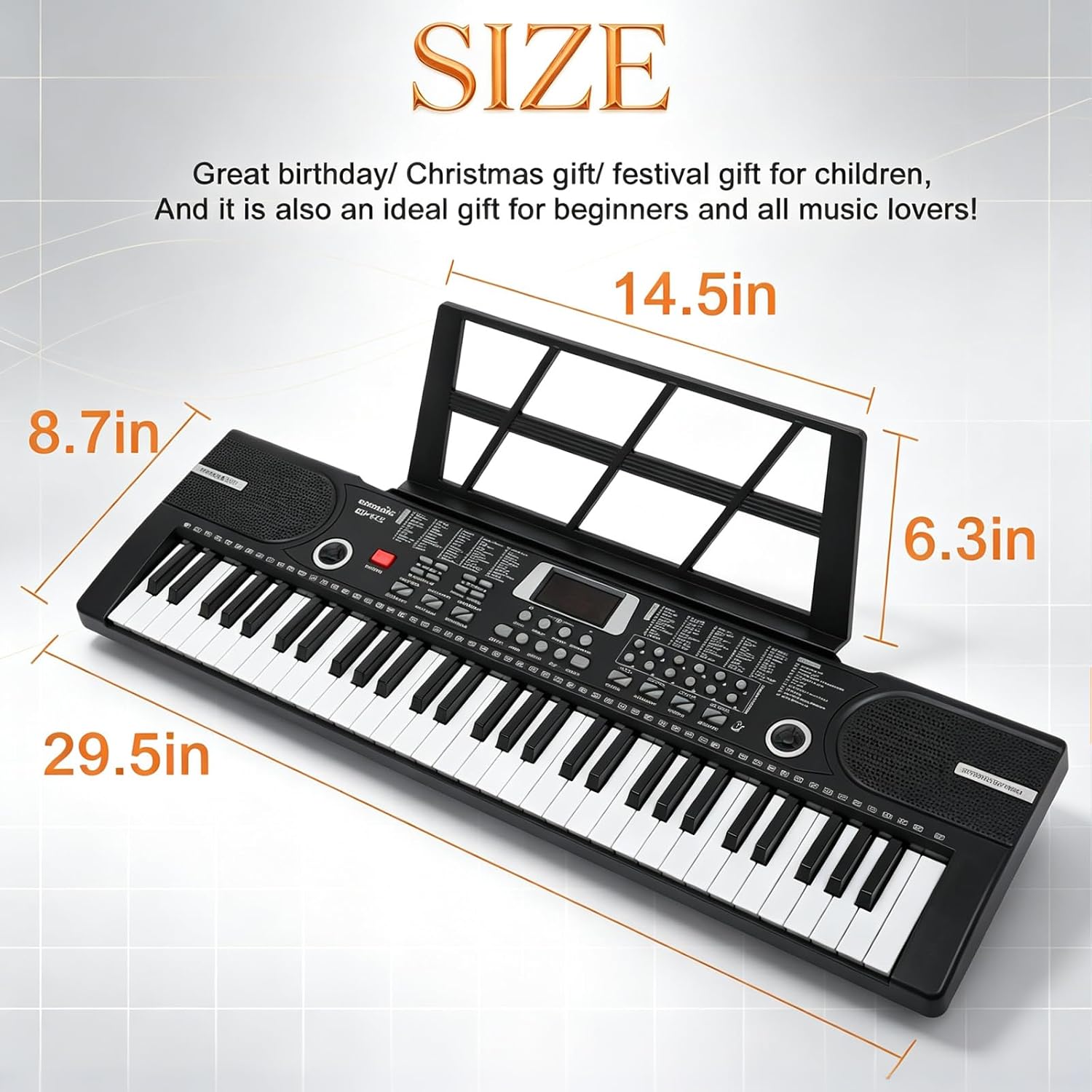 Detalle 2 de Electronic Keyboard Piano, 61 Keys