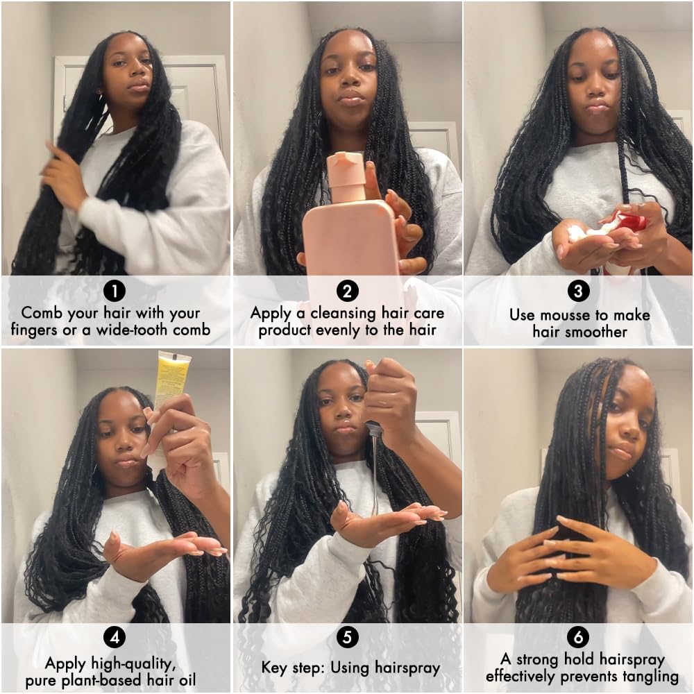 Thumbnail 6 de Human Crochet Hair for Black Women 18 Inch Burmese Curly Bundles – Pre-separated, 200 Strands, 250g