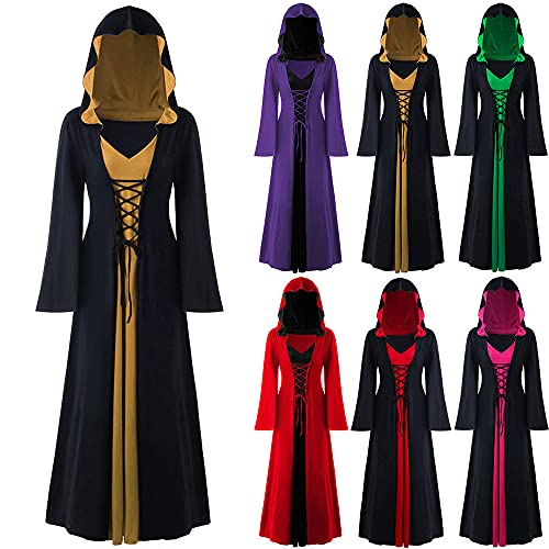 Thumbnail 5 de LPFNSF Vintage Witch Dress, Green XL Hooded Renaissance Costume
