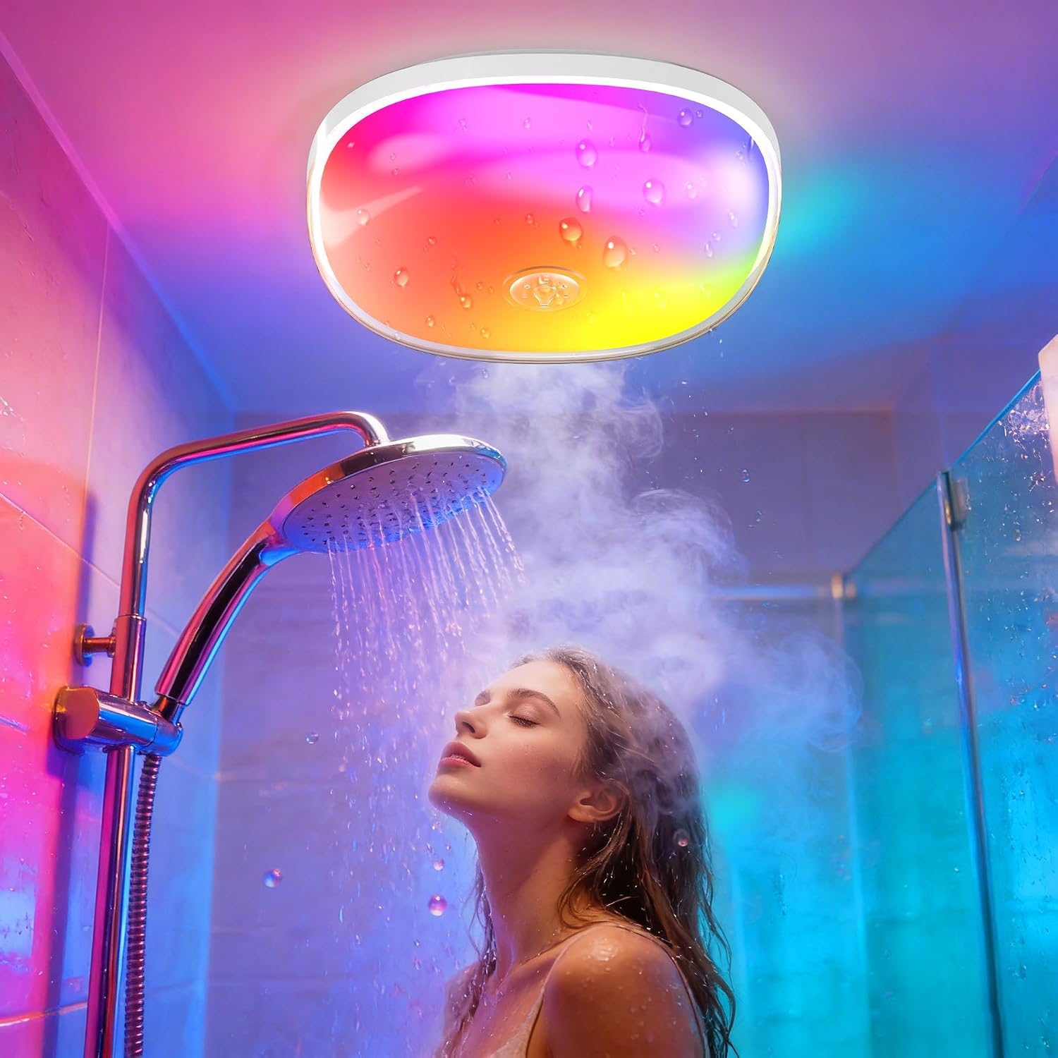 Detalle de Wasserdichte Duschlampe IP65 16 Farben