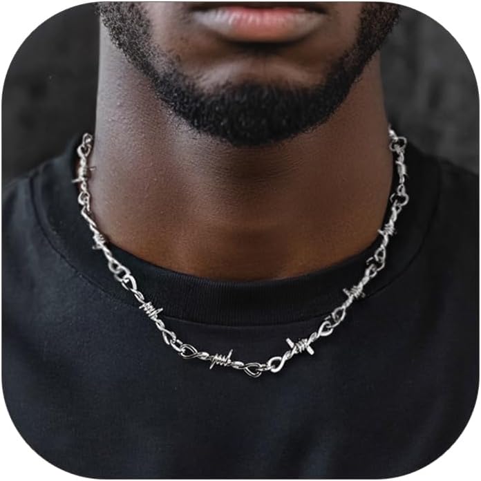 Detalle de ChainsHouse Collier Chaine d'Épine 46-56 cm