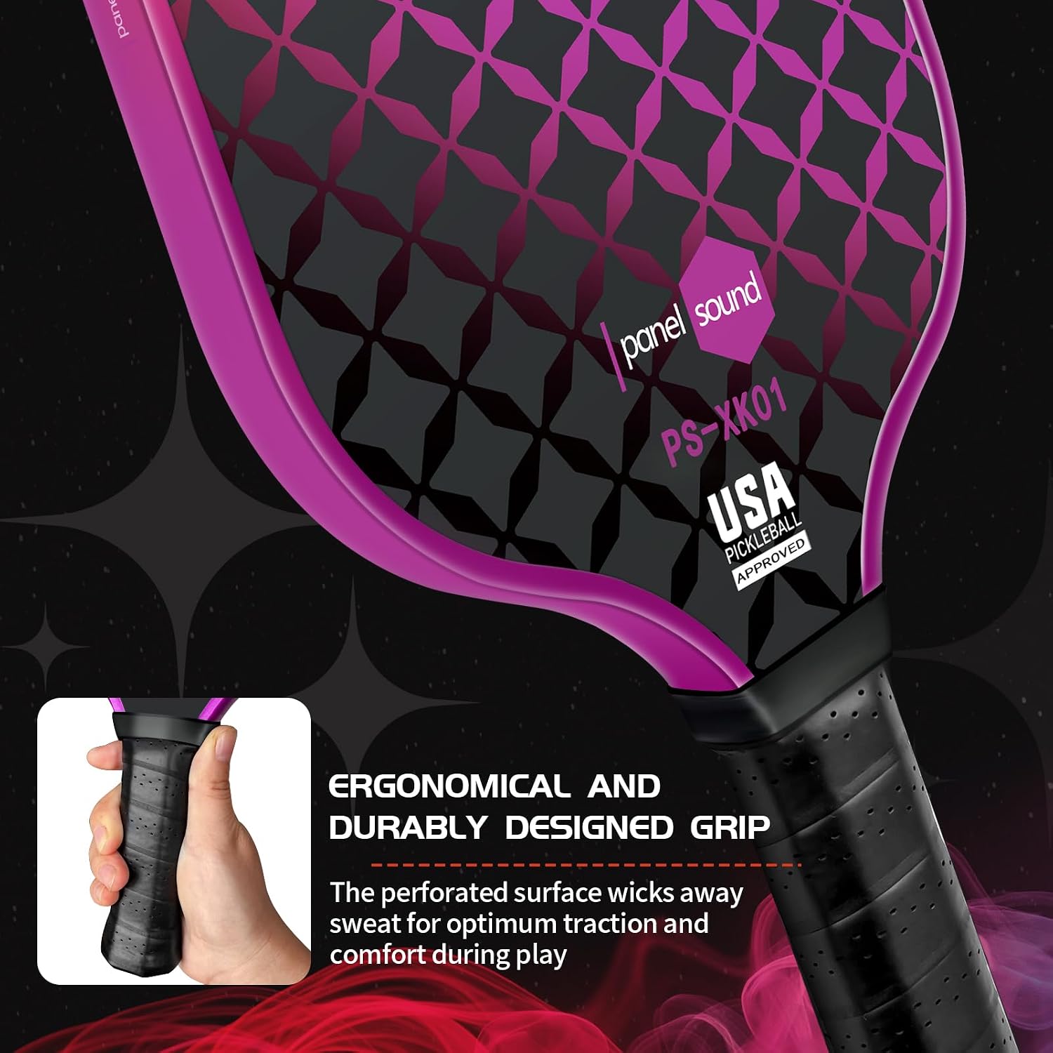 Thumbnail 2 de Panel Sound Fiberglass Pickleball Paddle Set of 4, USAPA Approved