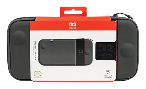 Thumbnail 9 de Turtle Beach PlayTrek Étui Fin Charcoal Black — sous licence officielle Nintendo pour Nintendo Switch 2