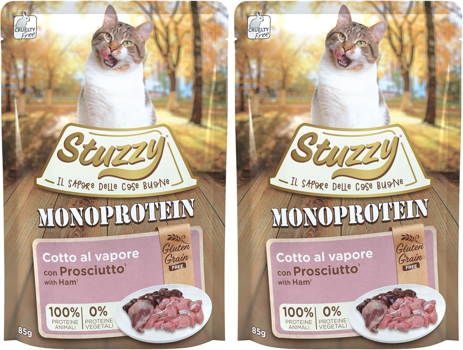 Detalle de Stuzzy Monoprotein Tacchino 85g: alimento completo monoproteico per gatti adulti