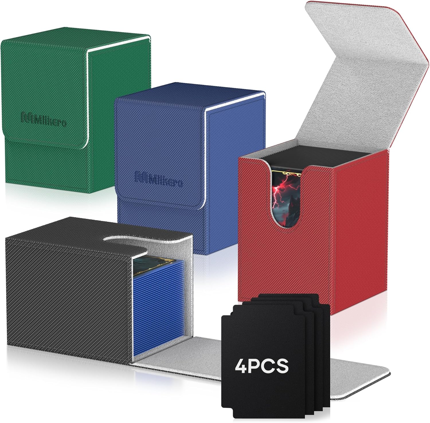 Thumbnail 6 de Mlikero 1800+ Card Deck Case with Leather Magnetic Closure