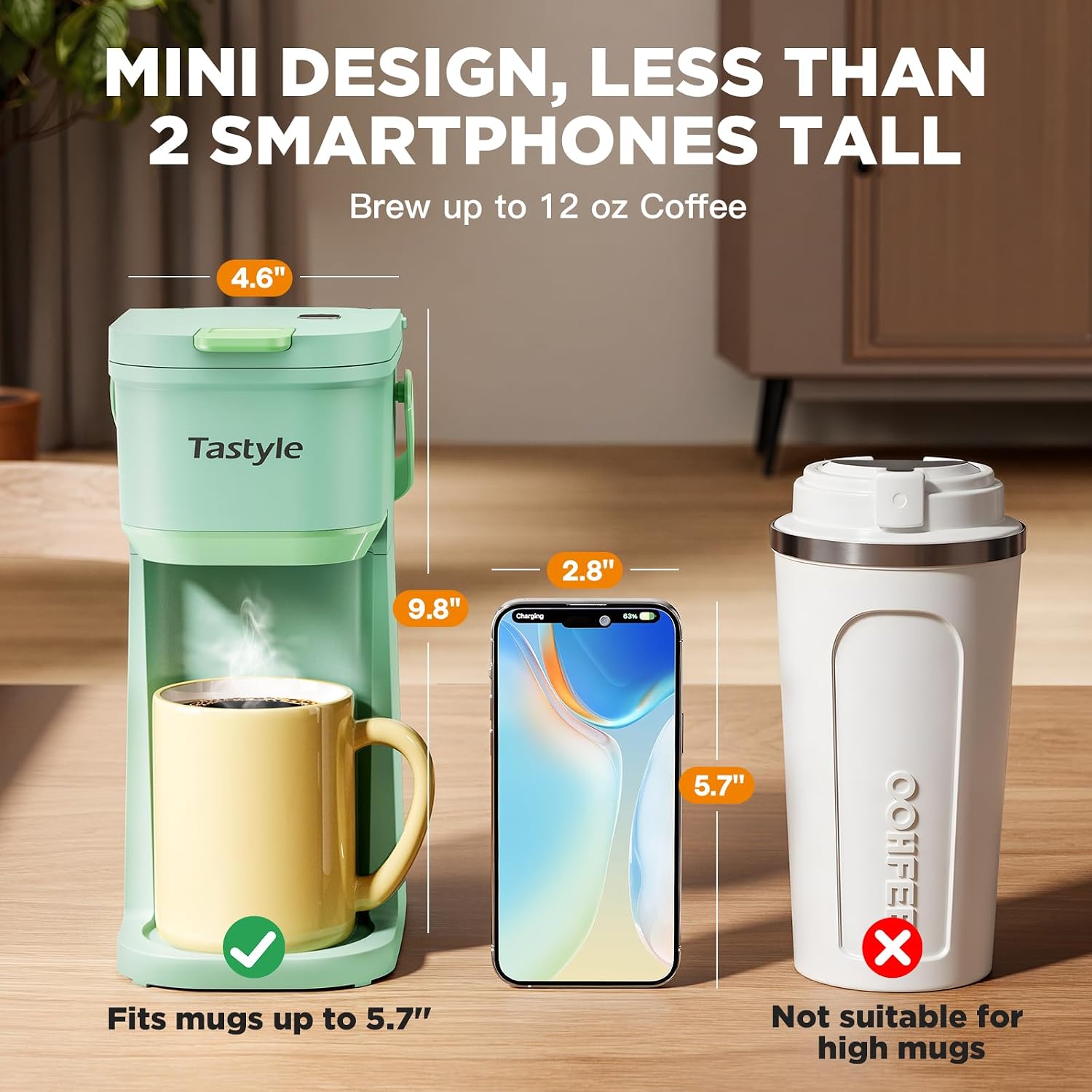 Thumbnail 3 de Tastyle One Cup Coffee Maker Oasis
