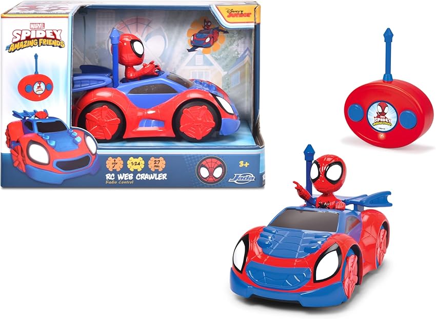Thumbnail 2 de Jada Spidey Web Crawler 1:24 - Vehículo RC con Figura Spidey
