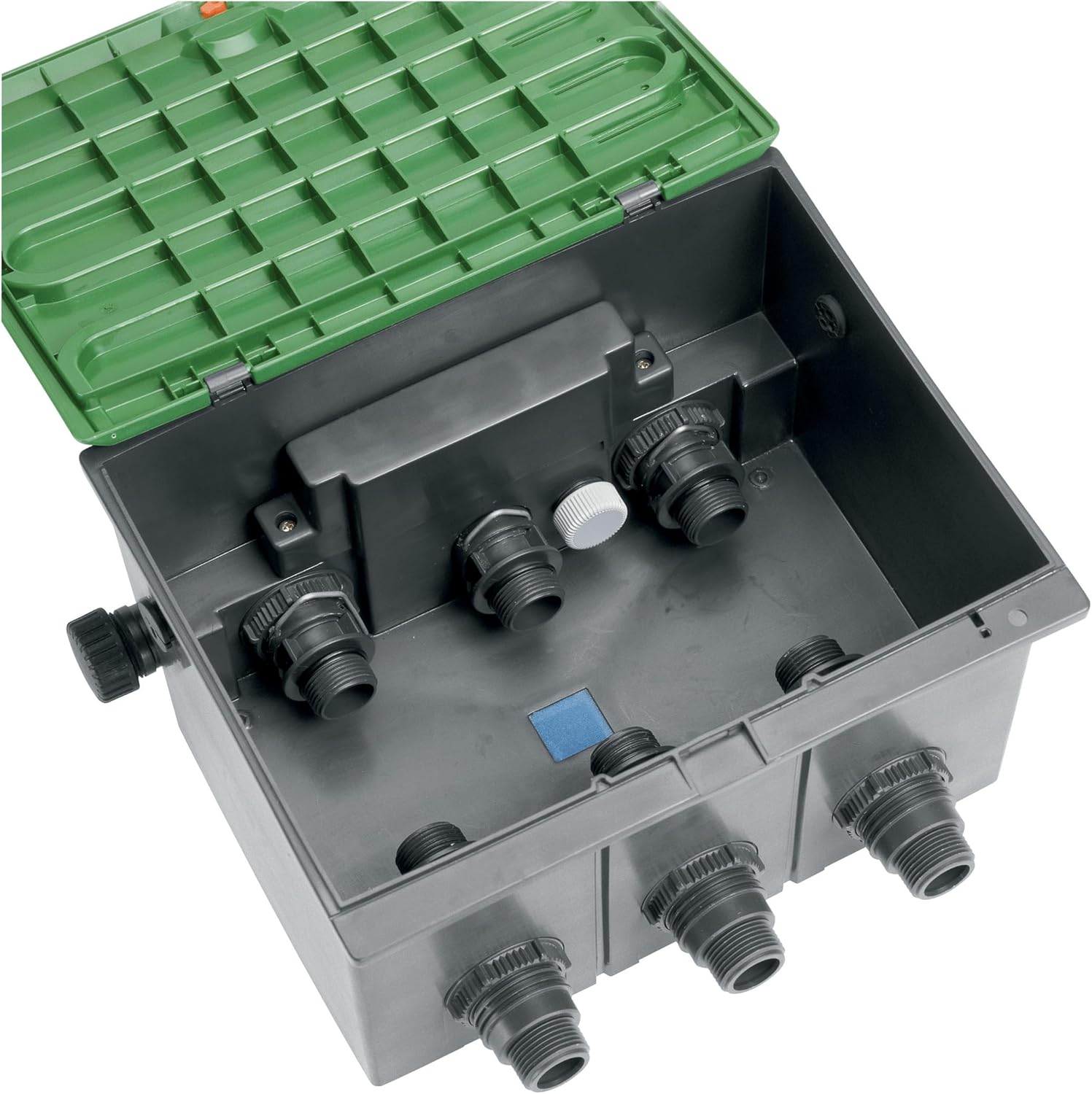 Detalle 2 de Gardena Ventilbox V3: Bodeneinbaudose für unterirdische Bewässerung, kindersicher