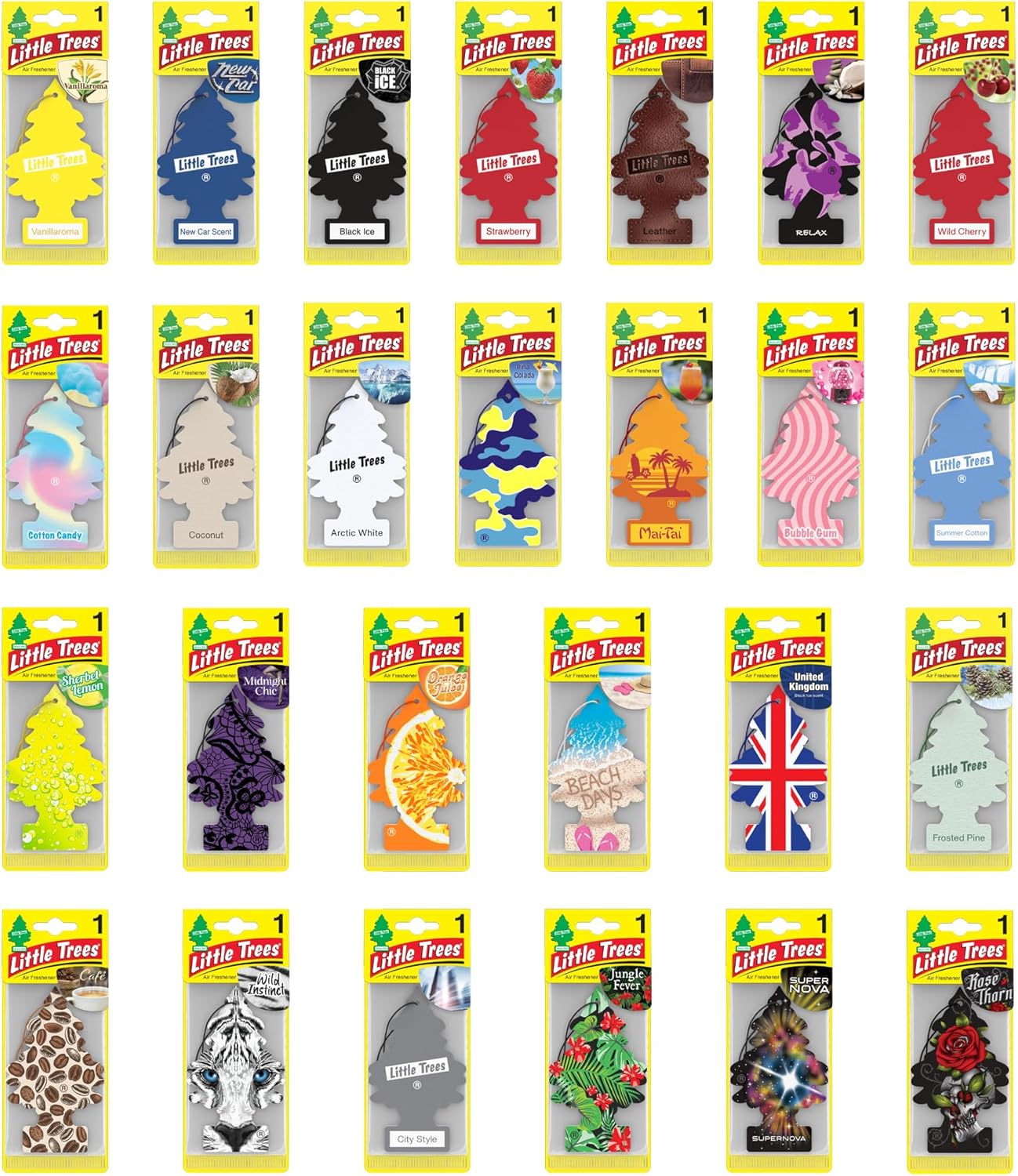 Thumbnail 3 de Little Trees Air Freshener Tree MTR0004 Black Ice – hanging car, home and caravan fragrance (single pack)