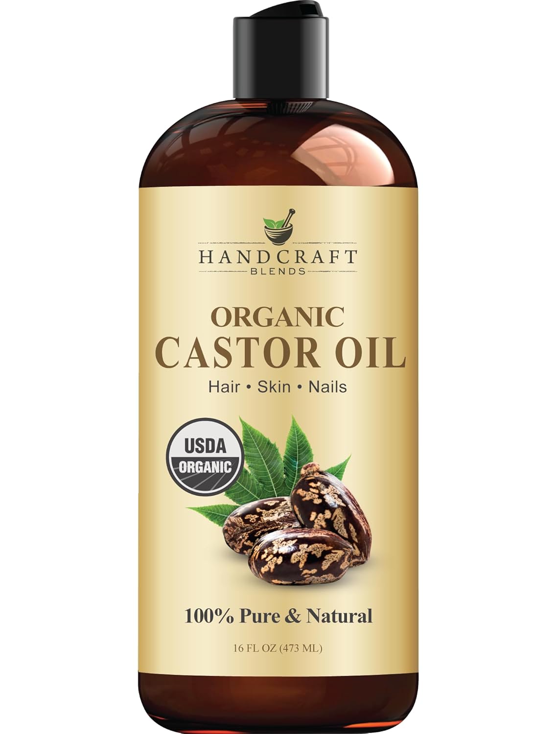 Detalle de Handcraft Blends Organic Castor Oil, 16 fl oz ⚙