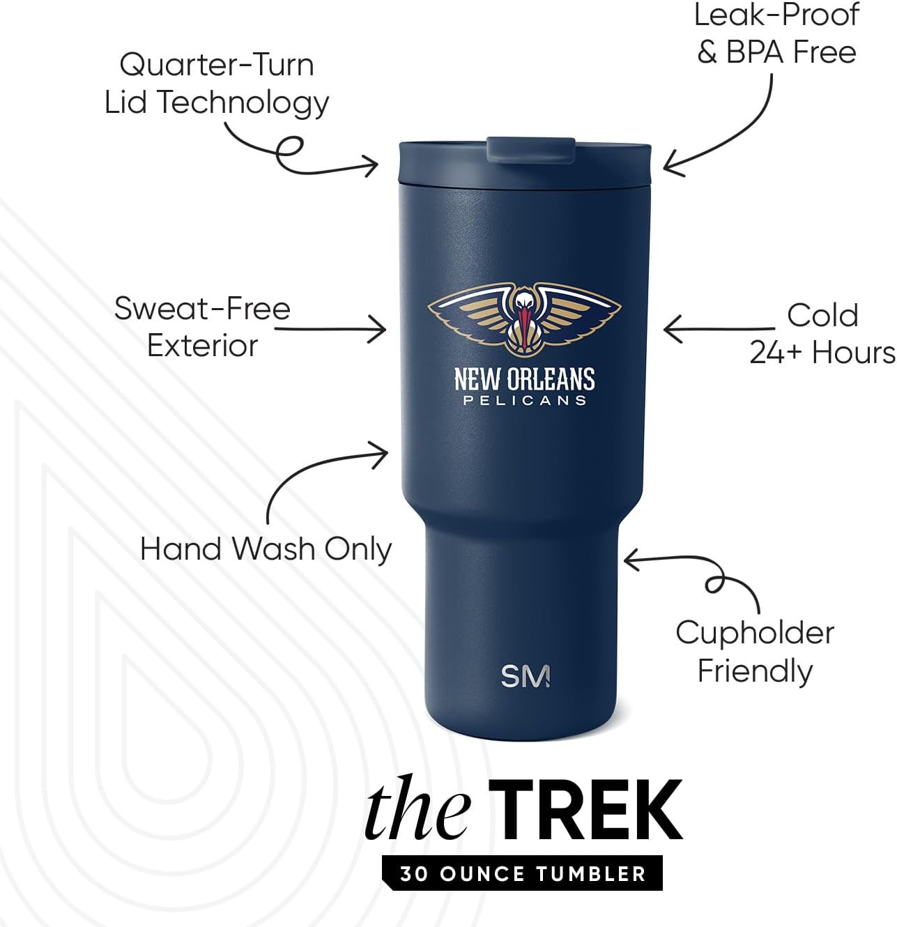 Detalle 2 de Simple Modern Trek 30 oz insulated tumbler 🥤