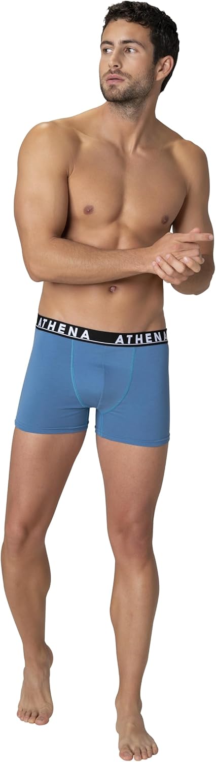 Thumbnail 3 de Athena – Lot de 3 boxers homme Easy Color, coton élastique respirant