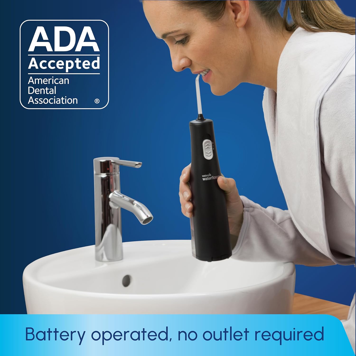 Detalle 1 de Waterpik WF-02 Cordless Water Flosser 5 oz 🦷