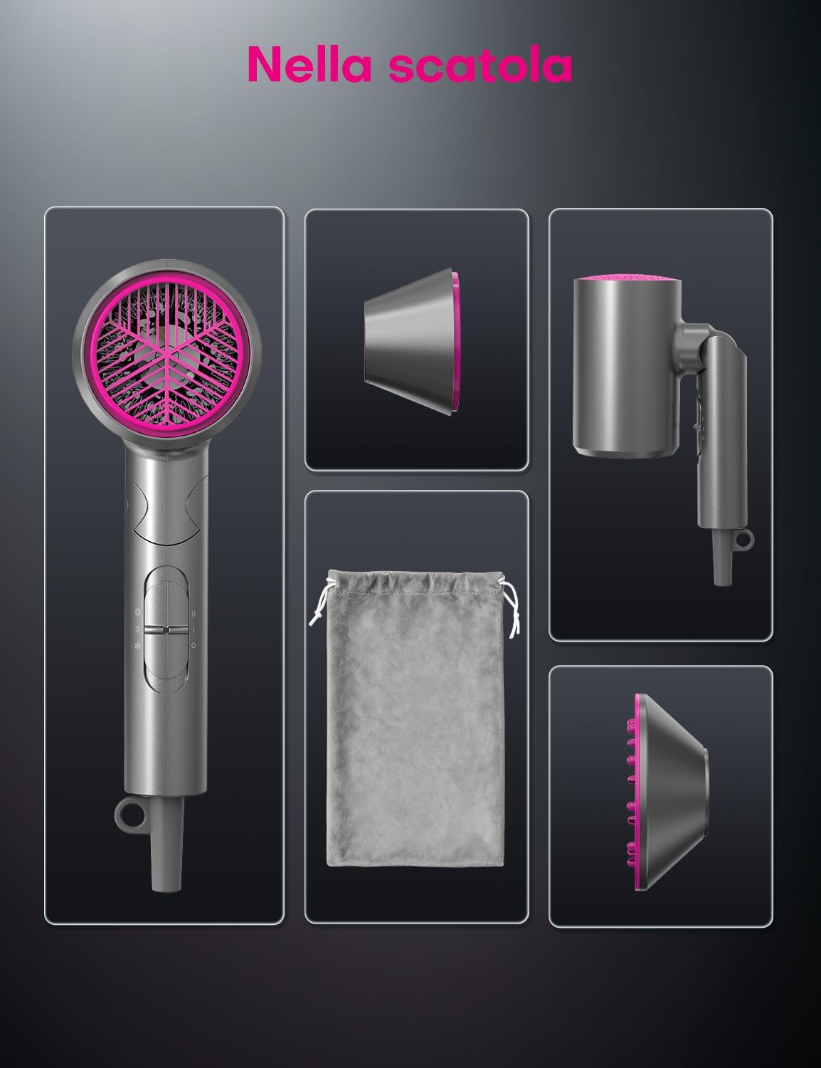 Thumbnail 6 de Asciugacapelli Ionico 1800W 💇♀