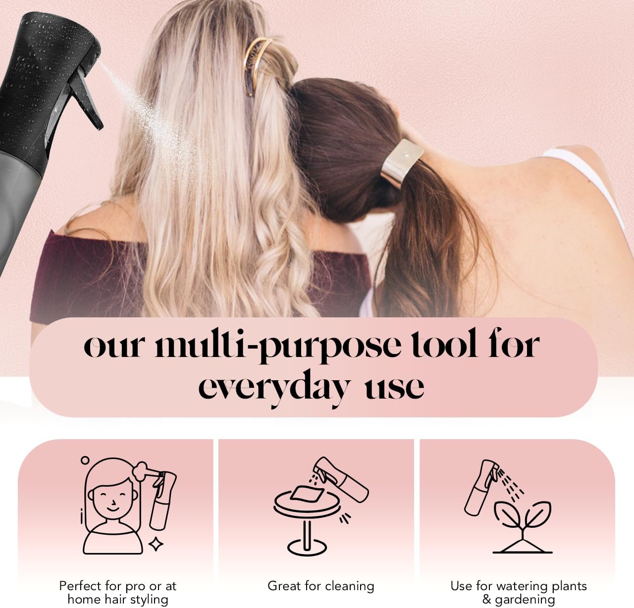 Thumbnail 4 de Kitsch Continuous Spray Bottle 150ml — hair mister 💇♀