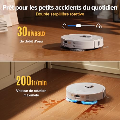 Thumbnail 4 de roborock Qrevo S Pro Set — Robot Aspirateur Laveur Anti-emmêlements, station tout-en-un
