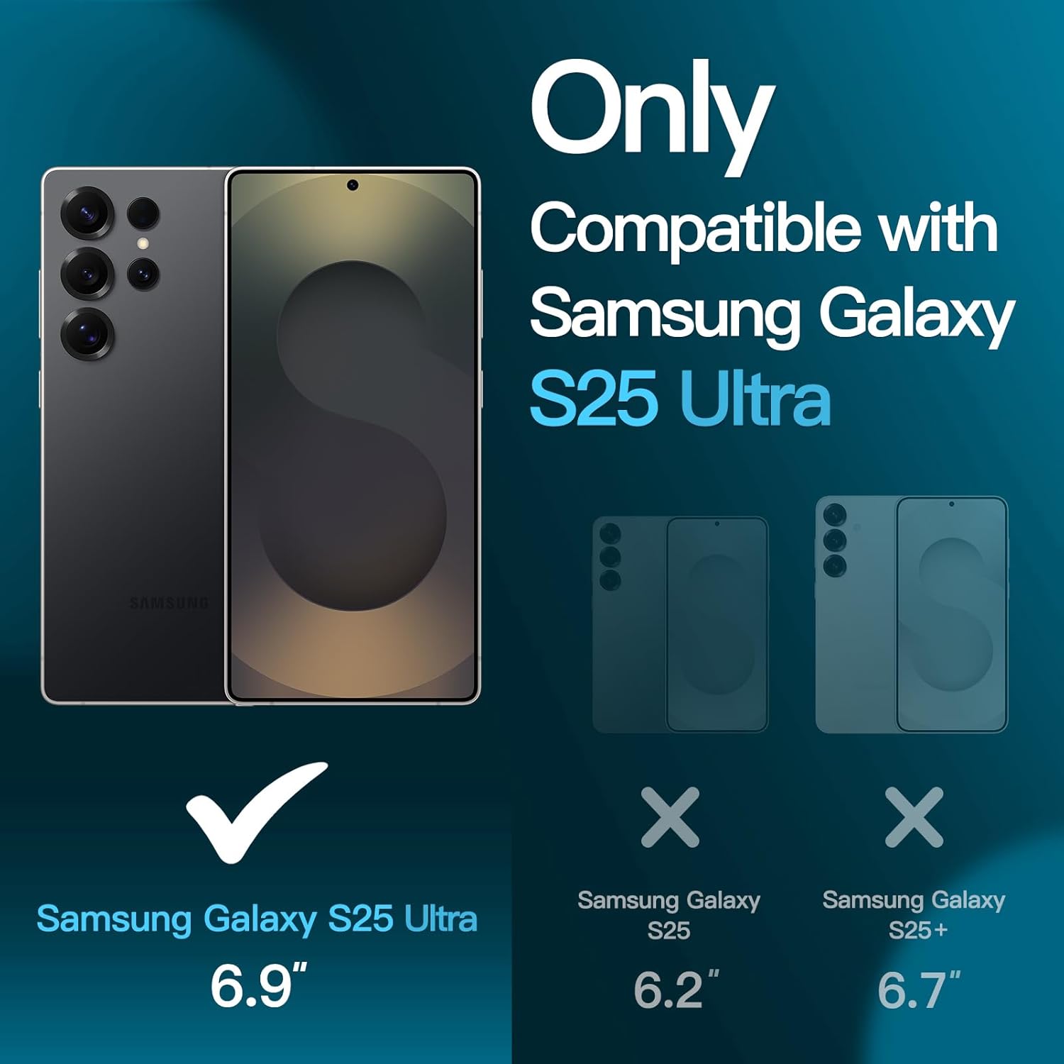Thumbnail 2 de JETech Samsung Galaxy S25 Ultra 5G Screen Protector