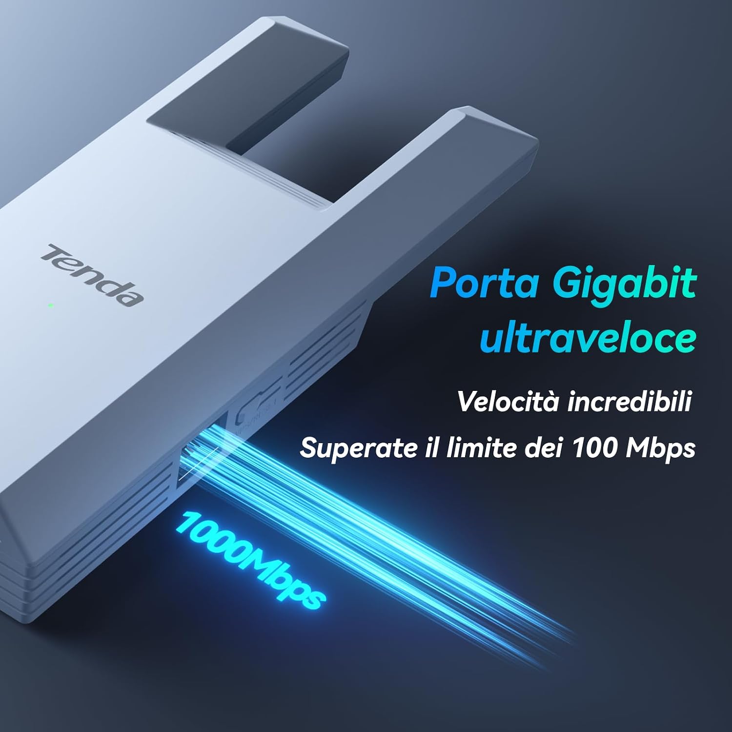 Detalle de Tenda A18 Pro AC1200 dual band Wi‑Fi