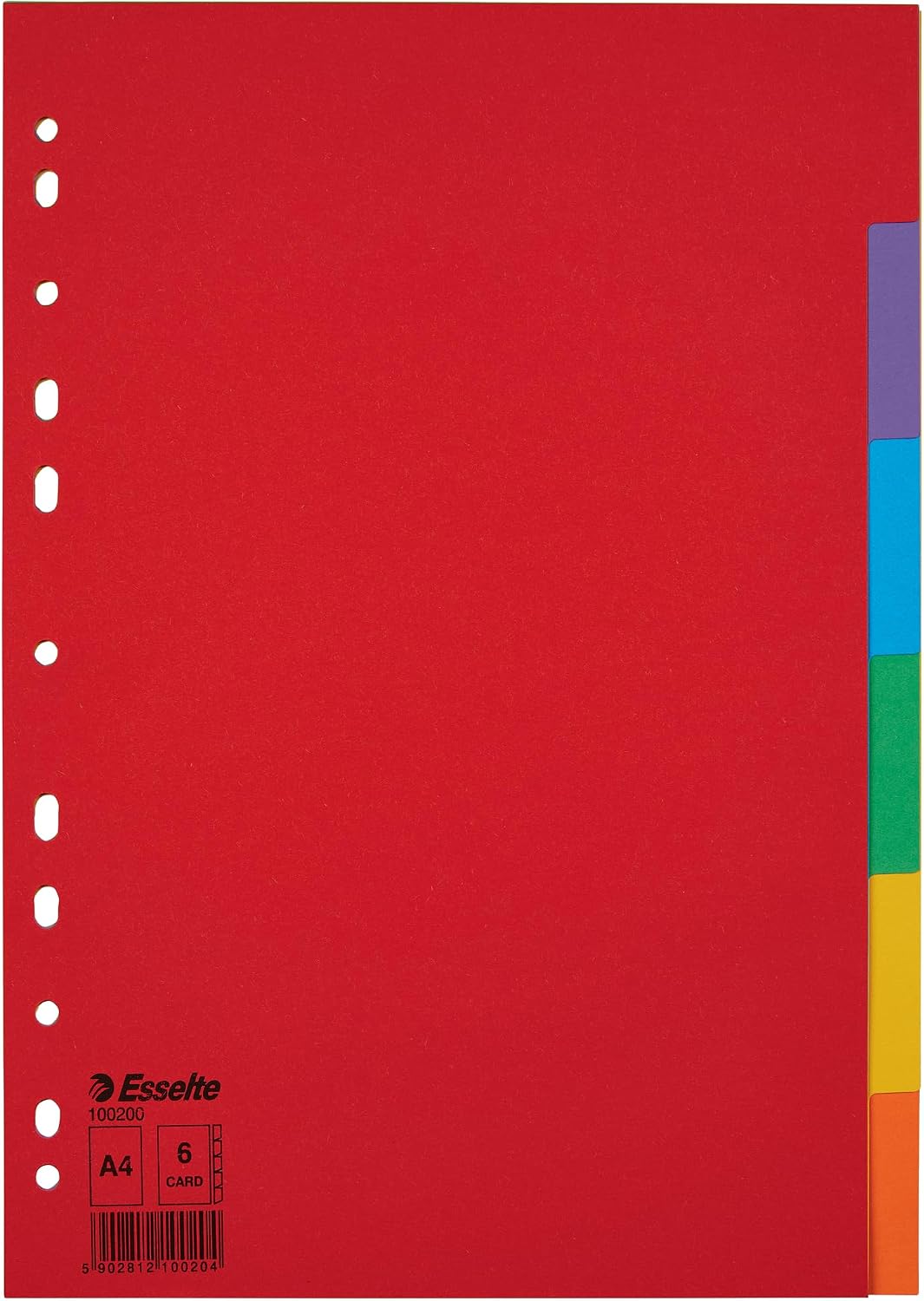 Thumbnail 6 de Esselte – 10 jeux d'intercalaires A4 12 touches multicolore, carton résistant (100202)