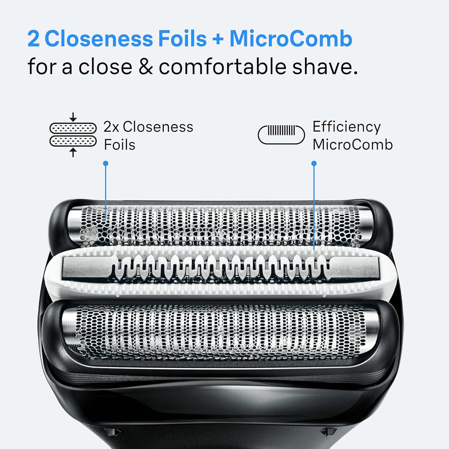 Detalle de Braun Series 3+ 3010BT electric shaver