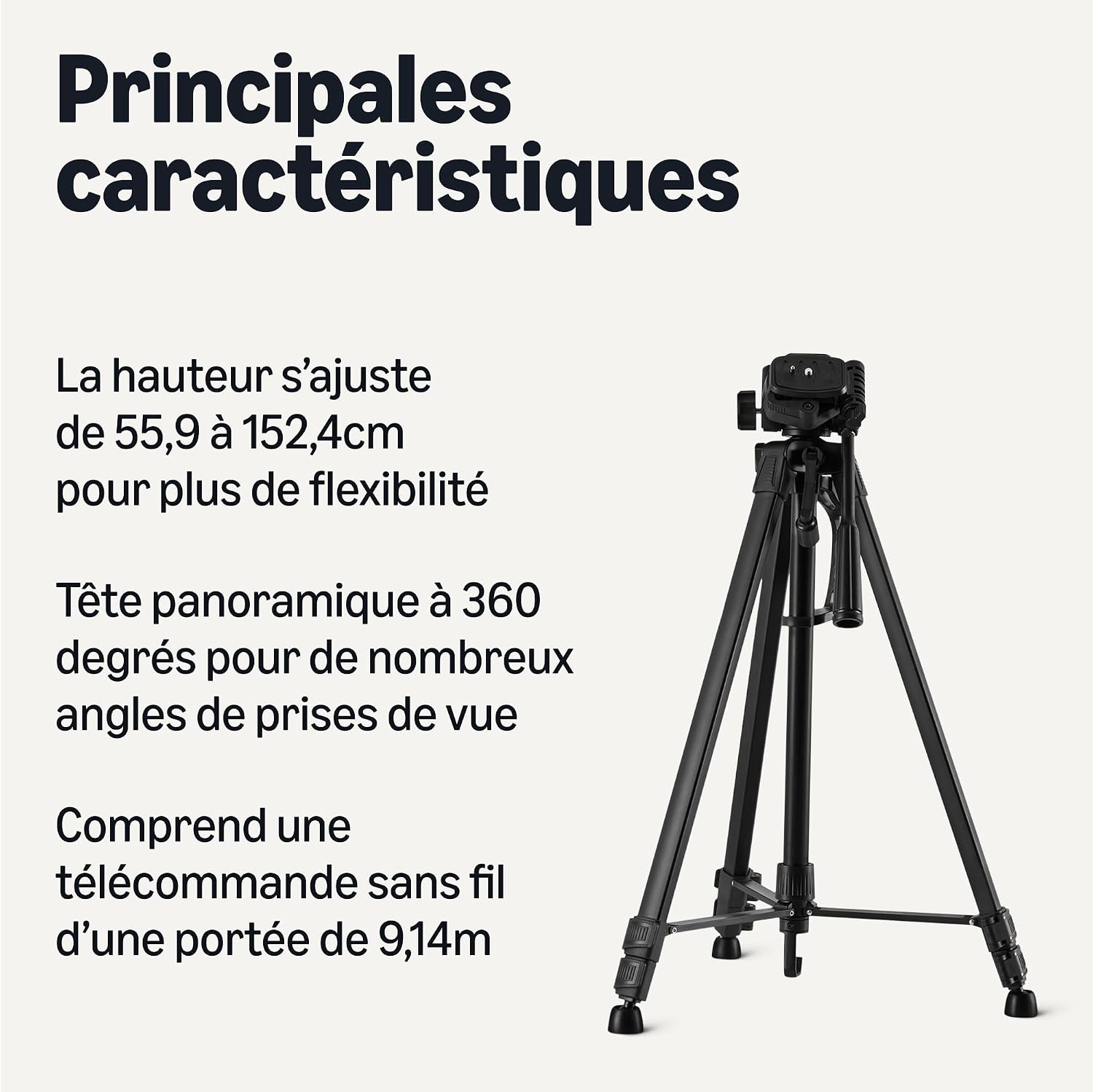 Thumbnail 1 de Amazon Basics Trépied 152,4 cm