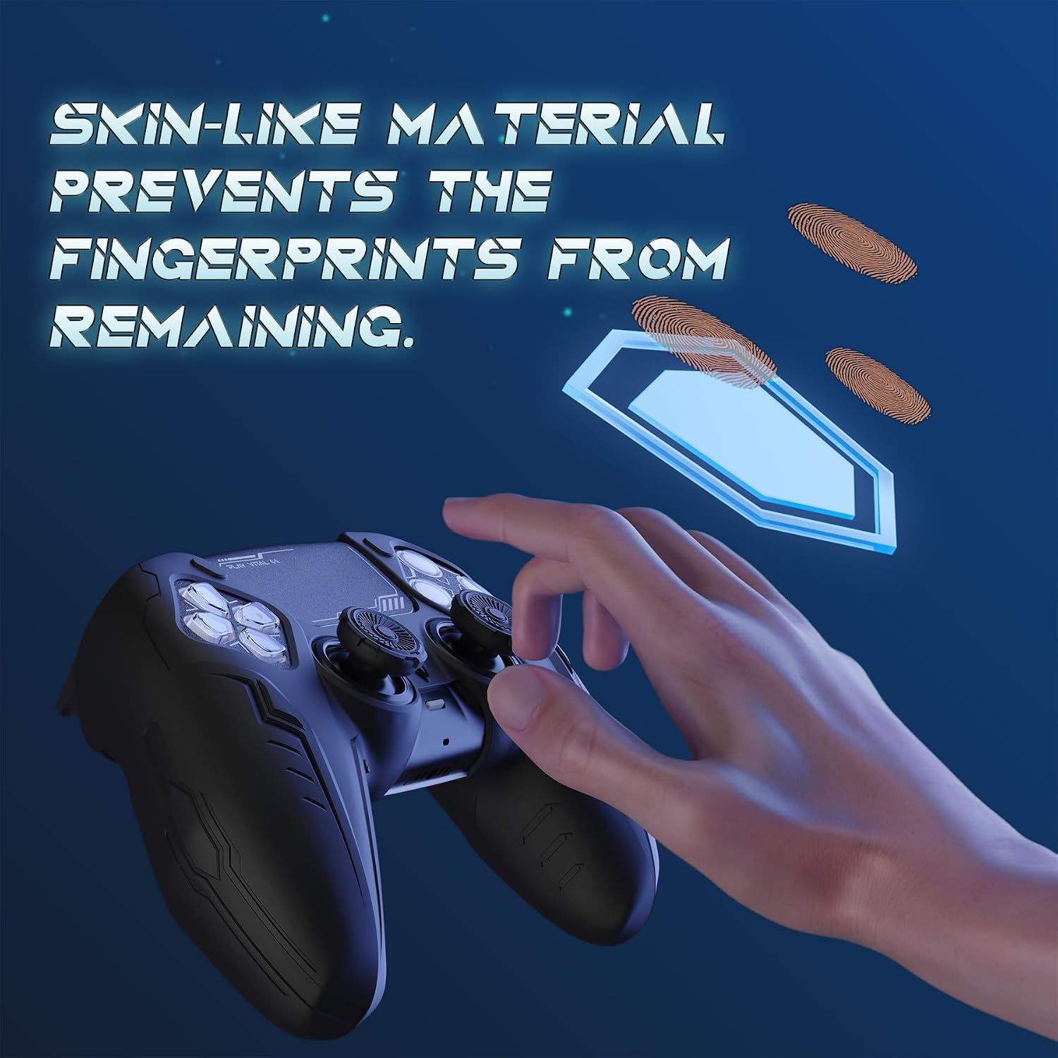 Detalle 1 de PlayVital 2 Silicone Case for PS5 controller